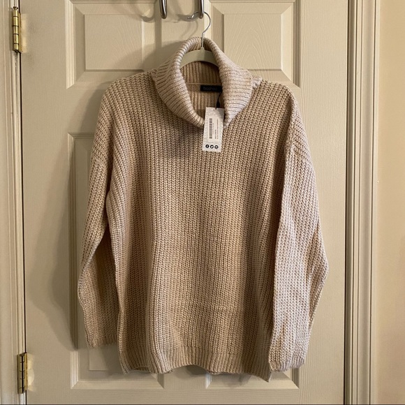 Boohoo Sweaters - Oversize Turtleneck Sweater